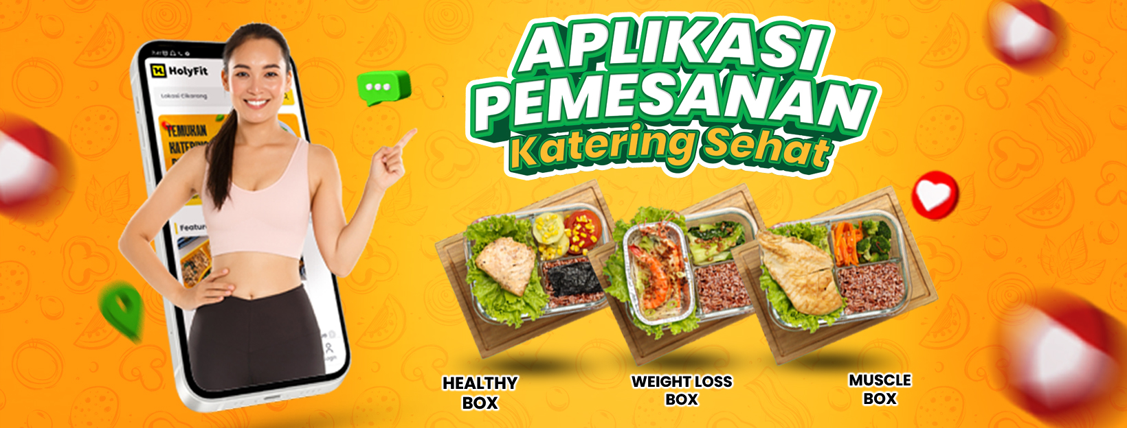 Aplikasi pemesanan katering sehat